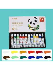 Set de pintura de acuarela de 12/18/24 colores vibrantes - Tubos de 0.17 Oz, suministros de arte profesionales para principiantes, estudiantes y adultos, ideal como regalo de vuelta a clases, proyectos de pintura creativos, excelente para invierno y año nuevo