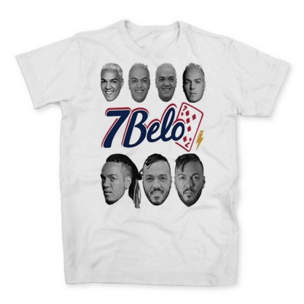 Camiseta Masculina Feminina Algodão "7 Belo" Premium Divertida Lançamento
