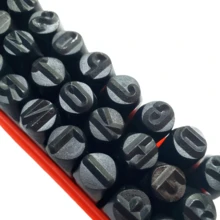 Leather Steel Stamping Numbers And Letters - 2mm Letters - View 1