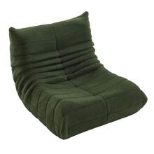 Sitzsack Sofa Bodensofa, Lesesessel Bequem Beanbag Bodenstuhl mit Rückenlehne, Lazy Sofa Bodensessel Sitzsack Erwachsene Sitzsack Sessel für Schlafzimmer Wohnzimmer