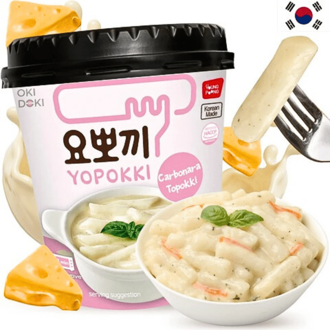 Yopokki Topokki Coreano Carbonara Copo Young Poong 120g - 1 pc - Visão 1