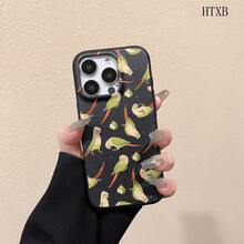 El teléfono con textura de lichi estampada es compatible con las series 16 Pro, 16, 15 Pro, 14, 14 Plus, 13, 13 Pro, 12 Pro y 12 Pro, y es un teléfono de regalo de cumpleaños duradero y resistente a las huellas dactilares - Negro - Ver 10