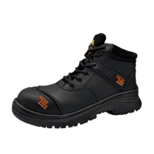 Bota New TRS 650 Tipo Borceguí de Piel para Uso Industrial - Negro - Ver 2