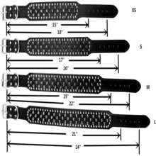 Hoot PU Leather Adjustable Spiked Studded Dog Collar 2" Wide 25 Spikes (XS(Neck 15"-18"), Black) - ColorA - 查看 4