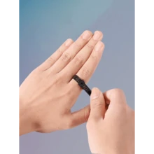 1pc White Soft Ring Sizer, Measuring Tool For Ring Size, Jewelry Measuring Tape