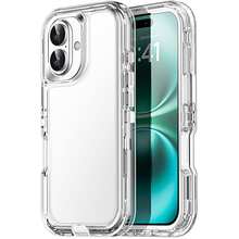 TELOPEN 专为 iPhone 系列手机壳设计的磁性手机壳，重型防震保护手机壳，防摔，三层透明保护套，兼容 iPhone 系列，适合家人、朋友、孩子、生日、春季、节日、男朋友、女朋友、情人节的礼物 - 無色 - 查看 48