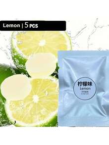 5pcs Car Air Fresheners Solid Fragrance Replacement Pads - Freshen Up Your Journey With Lemon,Peach, Cologne, Ocean And Lavender Scents. Solid Fragrance Replacement Pads For Car Air Condition Clips