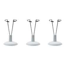 1/2 Pieces Adjustable Metal Doll Holder, Ins Style, Display Holder For Teddy Bear/Figurine 12-15 Cm, Black/White Base, Portable Photo Accessories (Multi-Angle Fixation + Teddy Doll Storage)