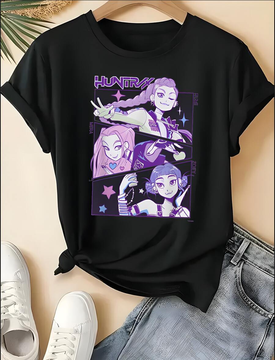 Sweats à Capuche Deux Côtés K Pop Demon Hunters Merch Sweat à