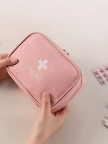 Portable First Aid Kit, Medicine Storage Bag, Portable Medical Bag, Multi-Functional Emergency Kit, Portable Travel Medicine Storage Bag, First Aid Kit, Does Not Contain Medicines Or Other Materials, Is Easy To Carry And Durable, Suitable For Travel, Home Essentials, Travel, Outdoor Activities, Cruises, Summer Vacations, Outdoor Camping, And Hiking.