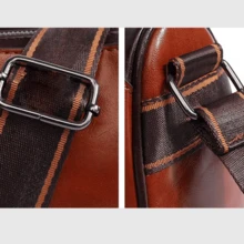 Women's Medium Crossbody Bag With Sturdy Shoulder Strap - Rust Brown - View 5