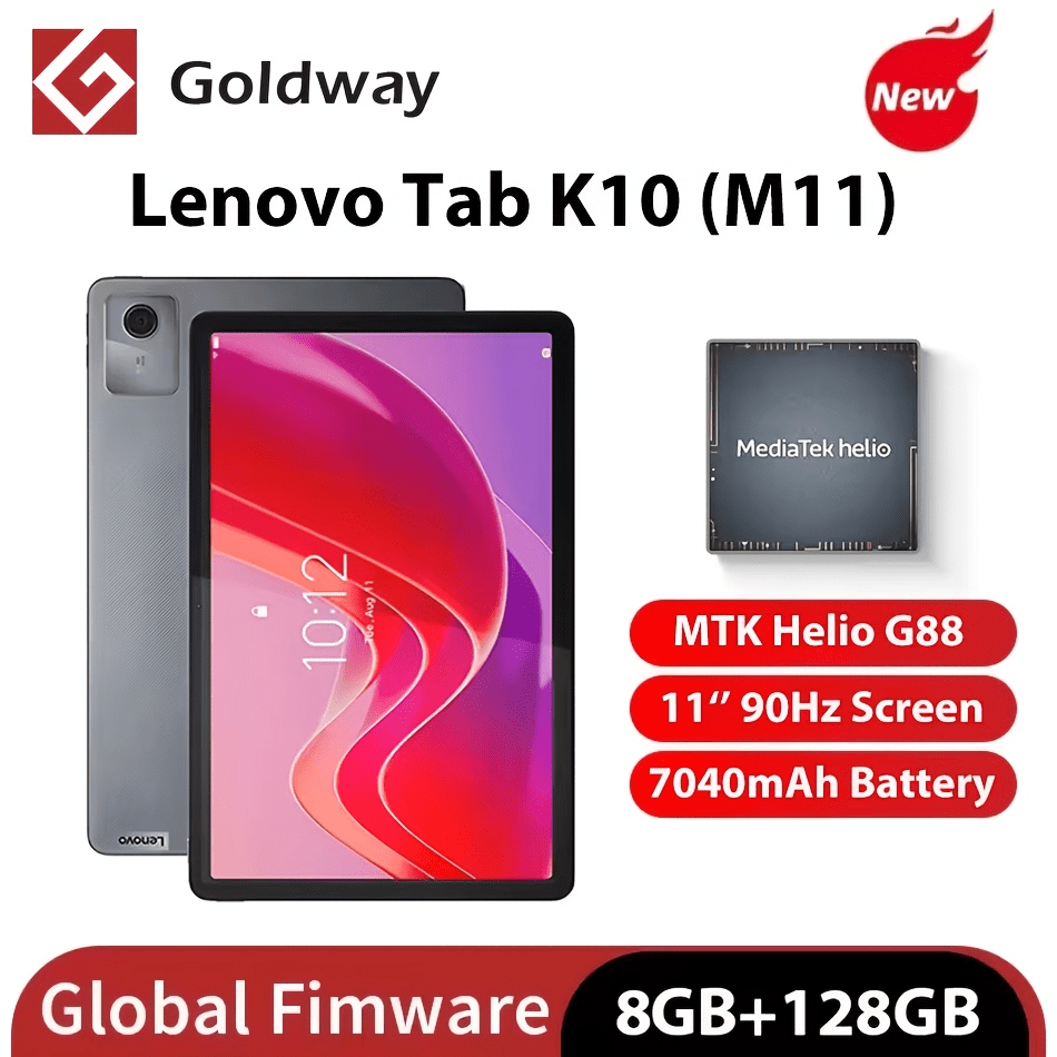 Lenovo Lenovo Zhaoyang K10 /M11 TB330FU,8GB+128GB,10.95" Android 13 , 7700mAh 1920*1200 90fps,MTk G88, 802.11ac,WiFi , BT 5.1, 8MP +13MP Dual Camera, Supports 1TB SD Expansion,No Adapter
