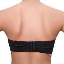 Com fio    Preenchimento Não Removível    Tecido    suporte médio - Preto - Visão 2