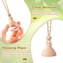 Hanging Car Air Freshener Diffuser Bottle - Empty Glass Essential Oil Bottle, Car Diffuser Pendant & Aromatherapy Decoration (Water Drop Shape) This Car Aromatherapy Set Includes A Hanging Car Air Freshener And A Leak-Proof Car Diffuser Bottle, Adding A Stylish Touch To Your Car Interior. The Empty Glass Bottle Is Perfect For Filling With Your Favorite Essential Oils (Such As Lavender, Lemon, Or Peppermint), Turning It Into A Personalized Car Air Freshener. It Can Eliminate Odors From Food, Smoke, Or Pets, And Fill The Car With A Long-Lasting Natural Fragrance. It Won't Block The View, And The Durable Glass Material Ensures Use And Shatter Resistance. This Water Drop-Shaped Aromatherapy Decoration Is Easy To Clean, Combining Functionality With Aesthetics, Making It An Excellent Gift For Friends And Family Who Own Cars.