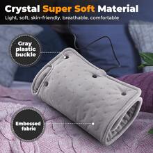 1pc Gray USB Hand Warmer: Crystal Super Soft Constant Temperature Anti-Scald, Smart Temperature Control Long-Lasting Warmth! Plug And Play, Office And Home Portable, Material Low Voltage, Thoughtful Gift For Boyfriend/Girlfriend, Dual-Use Car/Desk Heating Device. Warm Winter Gift, Thoughtful Christmas/New Year Present For Couples/Family!