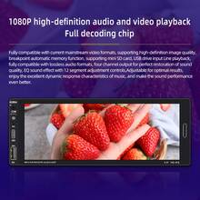 Autoestéreo 1 Din Pantalla Táctil 6.9'' Carplay Mirrorlink Bluetooth FM GPS WIFI Camara Control del volante - Negro - Ver 8