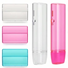 Clear PC Hard Case Combination Set,Case For IQOS Iluma One, For IQOS Cigarette Box Protection Cover For Iluma One Accessoreis, For Home Outdoor Travel, Household Gadget, Christmas Gifts, Halloween Gifts