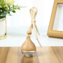 Hanging Car Air Freshener Diffuser Bottle - Empty Glass Essential Oil Bottle, Car Diffuser Pendant & Aromatherapy Decoration (Water Drop Shape) This Car Aromatherapy Set Includes A Hanging Car Air Freshener And A Leak-Proof Car Diffuser Bottle, Adding A Stylish Touch To Your Car Interior. The Empty Glass Bottle Is Perfect For Filling With Your Favorite Essential Oils (Such As Lavender, Lemon, Or Peppermint), Turning It Into A Personalized Car Air Freshener. It Can Eliminate Odors From Food, Smoke, Or Pets, And Fill The Car With A Long-Lasting Natural Fragrance. It Won't Block The View, And The Durable Glass Material Ensures Use And Shatter Resistance. This Water Drop-Shaped Aromatherapy Decoration Is Easy To Clean, Combining Functionality With Aesthetics, Making It An Excellent Gift For Friends And Family Who Own Cars.