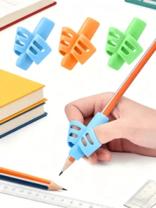 JuneLsy Pencil Grips For Kids Handwriting Pencil Gripper Pencil Holder Posture Correction Training Writing AIDS For Preschooler Kids Toddler Children Special Needs