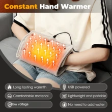 1pc Gray USB Hand Warmer: Crystal Super Soft Constant Temperature Anti-Scald, Smart Temperature Control Long-Lasting Warmth! Plug And Play, Office And Home Portable, Material Low Voltage, Thoughtful Gift For Boyfriend/Girlfriend, Dual-Use Car/Desk Heating Device. Warm Winter Gift, Thoughtful Christmas/New Year Present For Couples/Family!