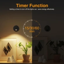 1 pieza Foco inalámbrico magnético con siete modos de color, brillo ajustable, batería recargable de 2000mAh, fácil instalación y control de interruptor táctil, luz de pared inalámbrica para decoración del hogar