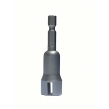 1pc Butterfly Bolt Socket Wrench 6.35mm Hex Shank Socket Adapter Nut For Power Tool Slotted Electric Screwdriver, Tools For Men - Default - View 3