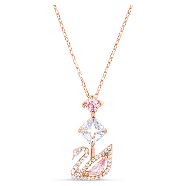 Swarovski SWAROVSKI DAZZLING SWAN Light Luxury Jewelry Women's Dazzling Swan Women's Necklace Women's Light Luxury Pendant Clavicle Chain Gift For Girlfriend, Teacher, Lover, Child, Mother Birthday Gift Christmas Gift