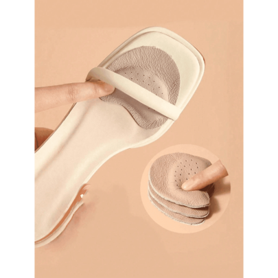 2 Pair Of Sandal Insoles - Soft Forefoot Pads For High Heels, Anti-Slip Sweat-Absorbing Invisible Insoles That Don't Burden The Feet