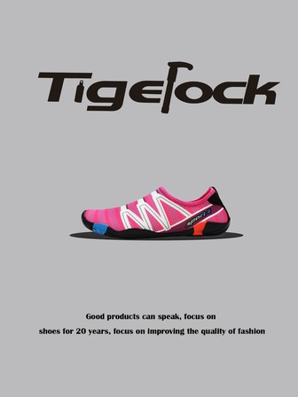 TIGEROCK - Popular Fashion Indoor Fitness Shoes - Comfortable Flexible Breathable Upper, Lightweight Rubber Sole - Suitable For Yoga, Running, Sports, Party, Beach, Swimming, City Walking