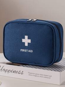 Portable First Aid Kit, Medicine Storage Bag, Portable Medical Bag, Multi-Functional Emergency Kit, Portable Travel Medicine Storage Bag, First Aid Kit, Does Not Contain Medicines Or Other Materials, Is Easy To Carry And Durable, Suitable For Travel, Home Essentials, Travel, Outdoor Activities, Cruises, Summer Vacations, Outdoor Camping, And Hiking.