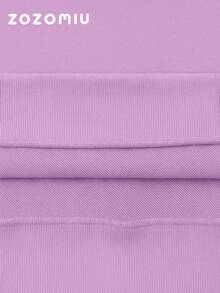 Sudadera Oversize Lila Dreamy Vibes para Mujer – Confort , Estilo Moderno y Versátil - Lila Púrpura - Ver 4