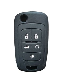 Silicone Cover For Control Compatible With CV Camaro 5 Buttons Black - Black - View 3