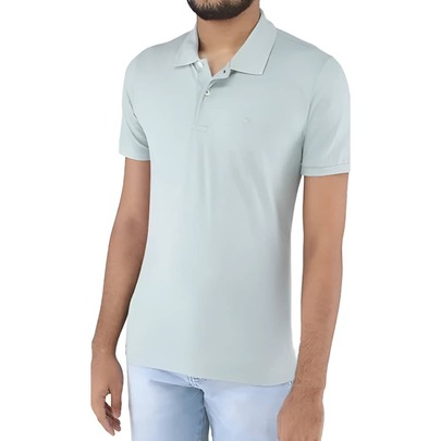 Camisa Polo Slim Masculina Algodão Premium Manga Curta Social Casual Ogochi