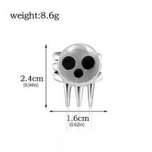1 件噬魂者恶魔骷髅吊坠钥匙扣，动漫卡通金属钥匙圈，万圣节派对礼物 - 彩色 - 查看 14