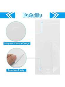 1 صندوق هدايا قابل للطي أحادي اللون، صندوق تغليف، صندوق هدايا للمناسبات، هدية متعددة الاستخدامات للعائلة والأصدقاء