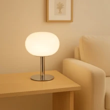 Luxury Pink Glass Table Lamp Romantic Bedside Lighting Premium Mushroom Lamp Holiday Gift For Christmas Valentines Day