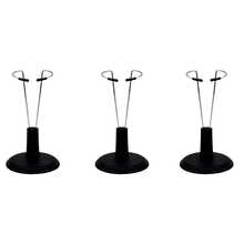 1/2 Pieces Adjustable Metal Doll Holder, Ins Style, Display Holder For Teddy Bear/Figurine 12-15 Cm, Black/White Base, Portable Photo Accessories (Multi-Angle Fixation + Teddy Doll Storage)