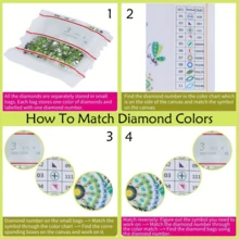 12pcs/Set DIY Diamond Art Christmas Keychains Decoration Kit - Acrylic One Sided Drill Special Crystal Rhinestone Diamond Painting Christmas Ornaments For Christmas Tress Decor, Handmade Crafts Art Pendants For Home Office Restaurant Christmas Party Decoration, Great Christmas Gifts For Friends And Family - Multicolor - View 6