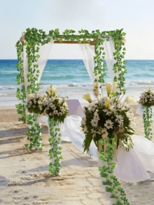 4/12/24Pcs Fake Vines With Leaves For Room Decor,Artificial Ivy Greenery Garland, Fake Vines Hanging Plants Backdrop For Home Decor,Garden Decor,Wall Decor,Bedroom Decor,Wedding Decoration,Table Decoration,Party Decorations,Birthday Decoration,Indoor Outdoor Decor,Christmas Decorations