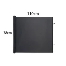 Tutores de pets, não percam! Portão telescópico para pets, separador anti-pulo de confiança total, funciona para gatos e cães. - Preto - Visão 5