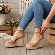 Women's Casual Wedge Sandals Holiday 2026 - Lạc đà - Xem 1