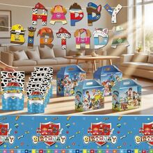 Paw Patrol Pat Patrouille Gift Box Gift Packaging Box Birthday Party Souvenir Decoration Gift Decoration Box Party Small Gift Decoration Decoration
