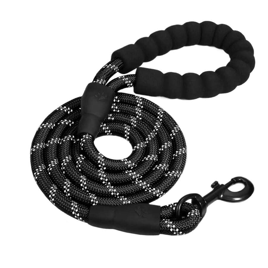 1pc Heavy-Duty Dog Leash Suitable For Medium-Sized And Small Dogs, 120 Cm Reflective Design Dog Leash, Equipped With A Comfortable Handle, Pet Puppy Leash, Suitable For Nighttime Dog Walks