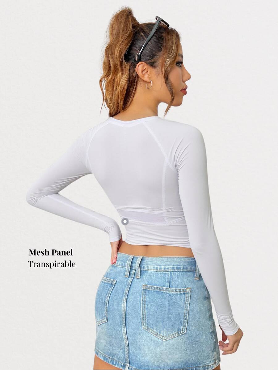 vetega Playera Deportiva  Transpirable Suave - Blanco - Ver 1