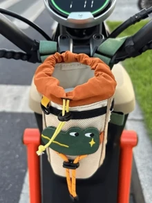 1 Stück süßer Krokodil & Pudel Fahrrad Lenkerkorb - Getränkehalter & Aufbewahrungstasche, geeignet für Radfahren, Camping und Outdoor-Abenteuer, kleine Größe hochwertige Fahrradtasche, Fahrrad Vorderrad Getränkehalter, kleine Fahrrad Aufbewahrungstasche