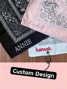 Custom Neck Scarf, Custom Handkerchief, Personalized Belt Accessory, Fashion Bag Decoration, Stylish Hair Wrap, Bridesmaid Party Favor, Wedding Gift Keepsake, Unique Fashion Accessory