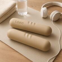 DEFIT ثقل مغطى بالسيليكون للرجال والنساء، معدات اللياقة البدنية المنزلية لتدريبات القوة والتمارين اليوغا والبيلاتس