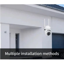 1pc HD HD 2.4G Smart Home Security Camera-Dual Antenna Signal Is Better .UBS Plug-In Battery Life Full-Color Night Vision, Rotation/Tilt/Zoom, Two-Way Audio, Pet Monitoring With Mobile Alarm-Wireless Indoor And Outdoor Security Camera