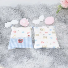 10cm Cotton Doll Bedding Set, Includes Duvet Cover, Pillow, And Eye Mask, Single Size - Multicolor - View 4