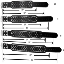 Hoot PU Leather Adjustable Spiked Studded Dog Collar 2" Wide 25 Spikes (XS(Neck 15"-18"), Black) - MàuD - Xem 4